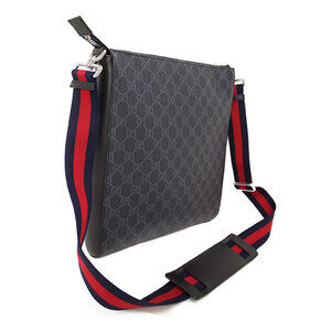 Gucci Crossbody Supreme Shoulder Bag Black Messenger GG